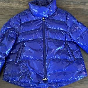 Pinko Blue/Purple Puffer Coat